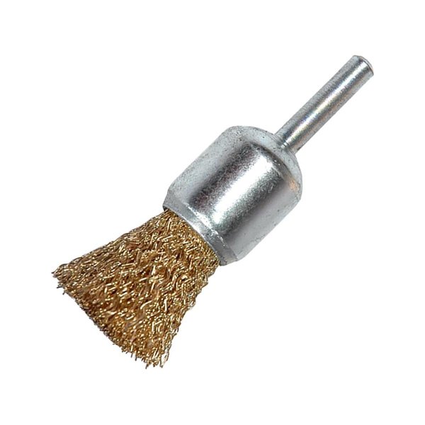 K-Tool International Coarse Crimped End Wire Brush, 1In. KTI79210